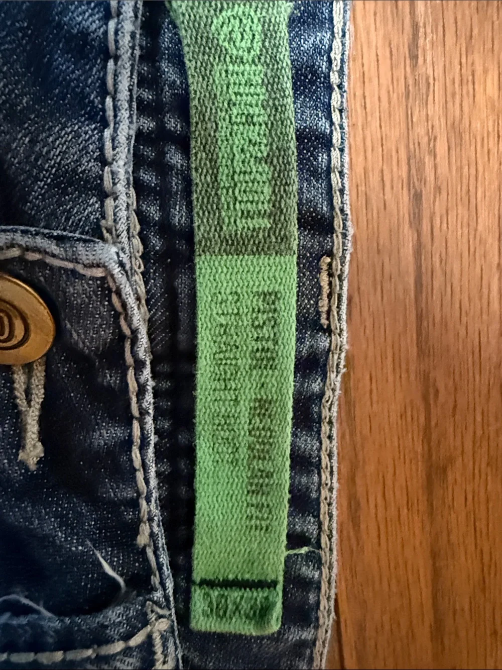 Men's Bootcut Denim Jeans in Medium Blue